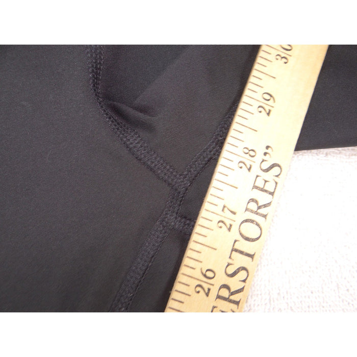 Avia Womens Black High Waisted Active Leggings with Side Pockets Size L 12 144