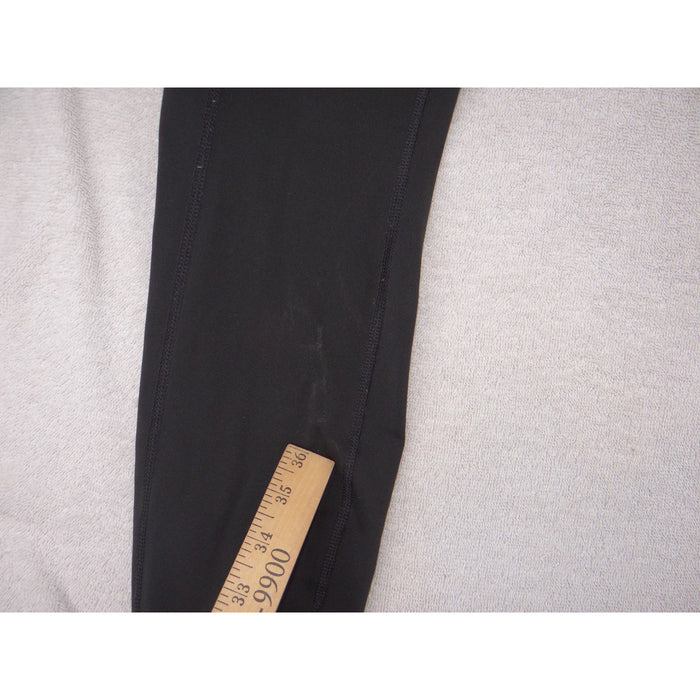 Avia Womens Black High Waisted Active Leggings with Side Pockets Size L 12 145