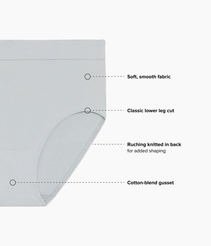 B-Smooth® Seamless Brief: Belgian Block