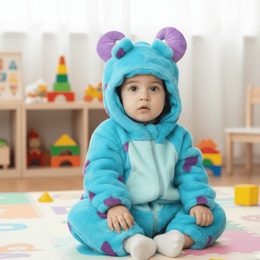 Baby Animal Overall | Hooded One-Piece | Cozy Winter Comfort