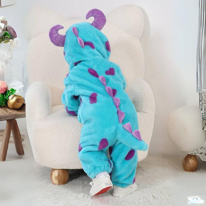 Baby Animal Overall | Hooded One-Piece | Cozy Winter Comfort