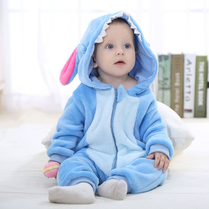 Baby Animal Overall | Hooded One-Piece | Cozy Winter Comfort