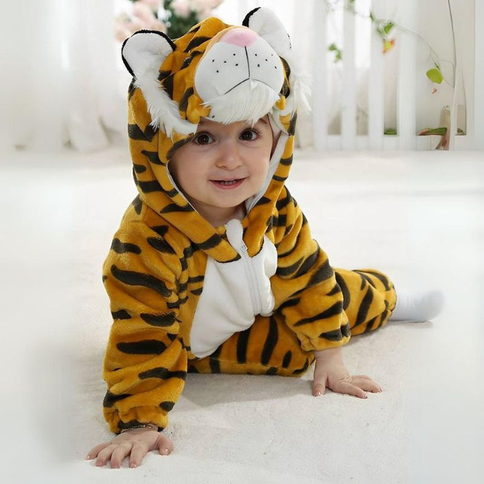 Baby Animal Overall | Hooded One-Piece | Cozy Winter Comfort