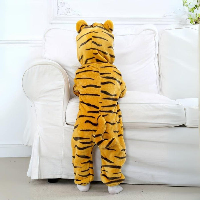 Baby Animal Overall | Hooded One-Piece | Cozy Winter Comfort