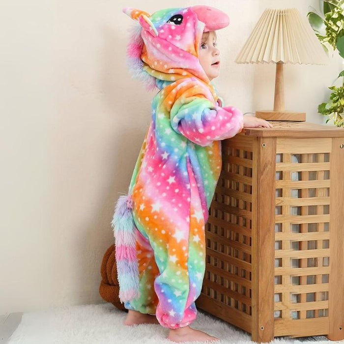 Rainbow unicorn / 0-6 months