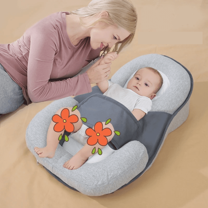 Baby Wedge Pillow | Ergonomic Incline Design | Soft Support Cushion | 0–12 Months