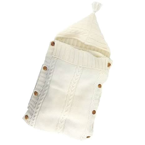 Baby Wrap Blanket | Hooded Design | Soft Knit Comfort | 0–6 Months