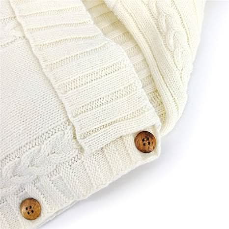 Baby Wrap Blanket | Hooded Design | Soft Knit Comfort | 0–6 Months