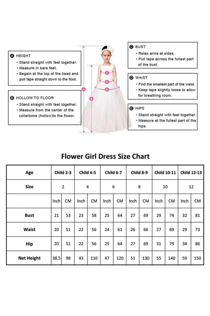 Ball Gown Floor Length Tulle Lace Flower Girl Dress CF0326 - COCOMELODY