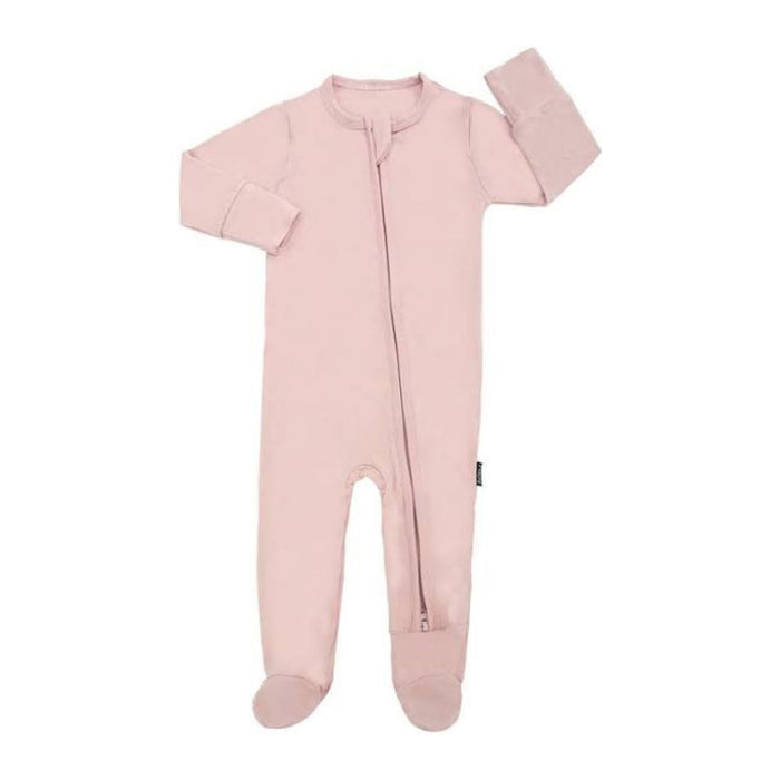 Bamboo Footed Zipper Sleeper, Solid