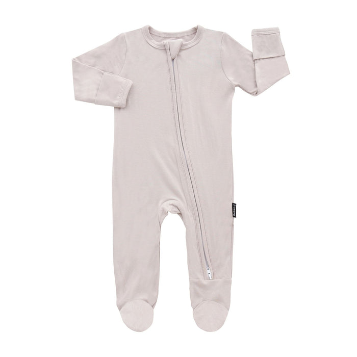 Bamboo Footed Zipper Sleeper, Solid