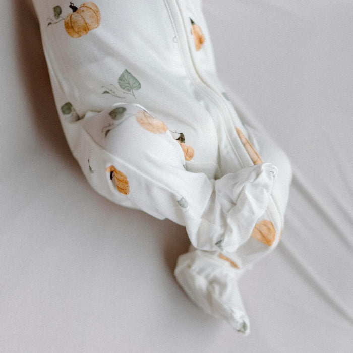 Bamboo Footed Zipper Sleeper, Solid