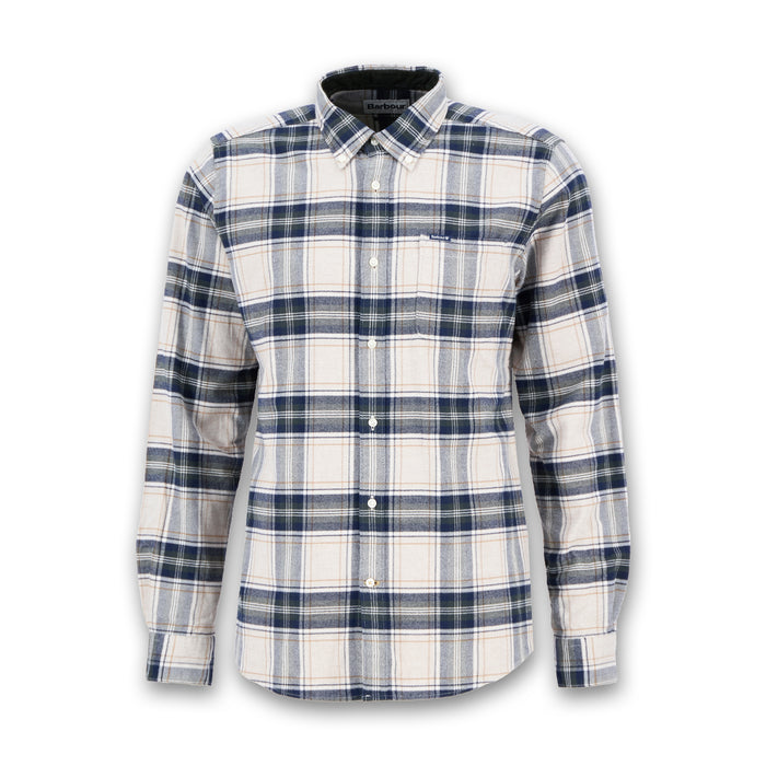 Barbour - Betsom Tailored Shirt in Stone Marl - Nigel Clare