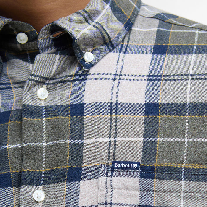 Barbour - Fortrose Tailored Shirt in Forest Mist - Nigel Clare