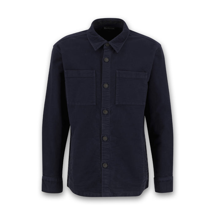 Barbour - Moleskin Overshirt in Navy - Nigel Clare
