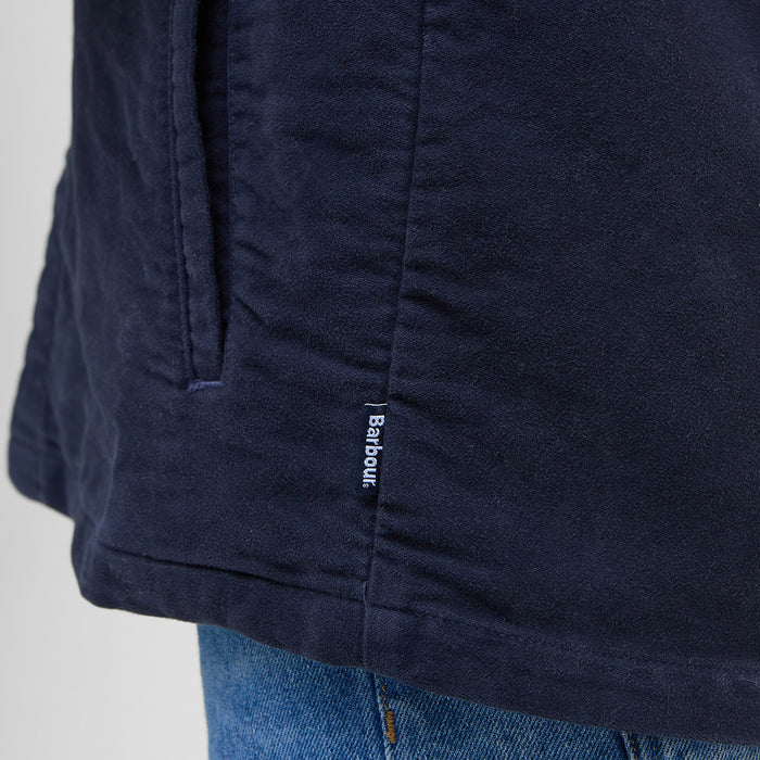 Barbour - Moleskin Overshirt in Navy - Nigel Clare