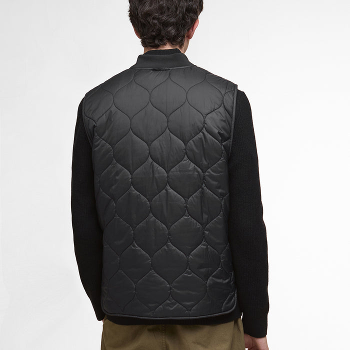 Barbour - Re-Engineered Utility Liddesdale Gilet in Black - Nigel Clare