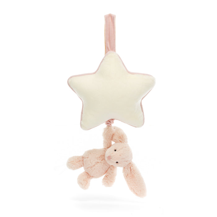 Bashful Blush Bunny Musical Pull - Baby Pink