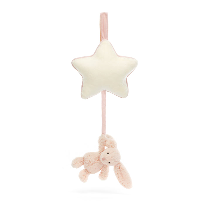 Bashful Blush Bunny Musical Pull - Baby Pink