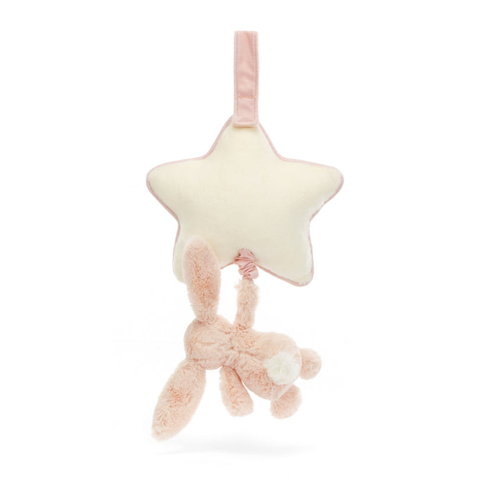 Bashful Blush Bunny Musical Pull - Baby Pink