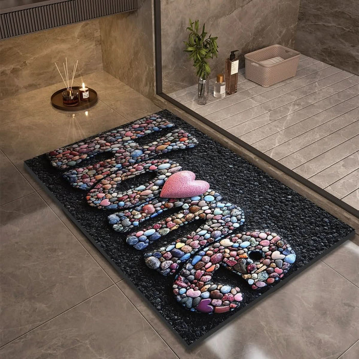 House Heart Pink / 19.7 × 31.5 in