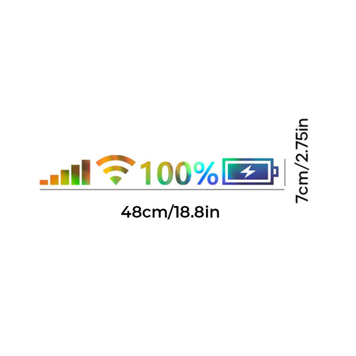 Colorful Laser (48*7cm/18.8*2.7in)