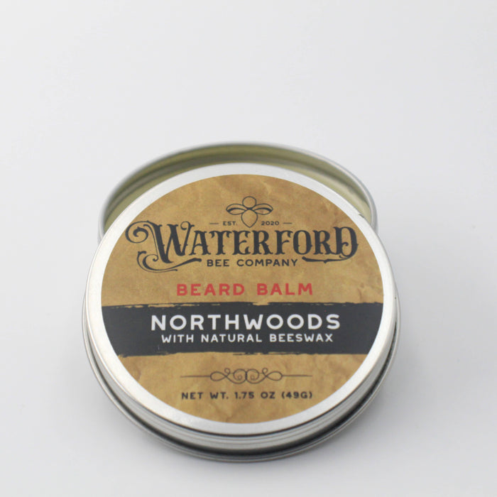 Beard Balm 1.75 oz. Northwoods Scent Beeswax and Olive Oil