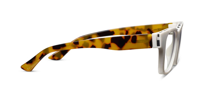 Bernadette (Blue Light): White/Tokyo Tortoise / 1.75