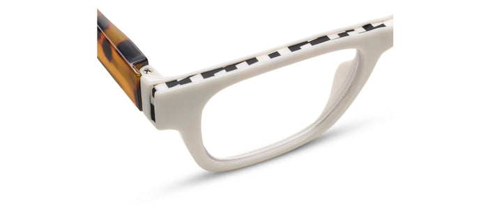 Bernadette (Blue Light): White/Tokyo Tortoise / 1.75