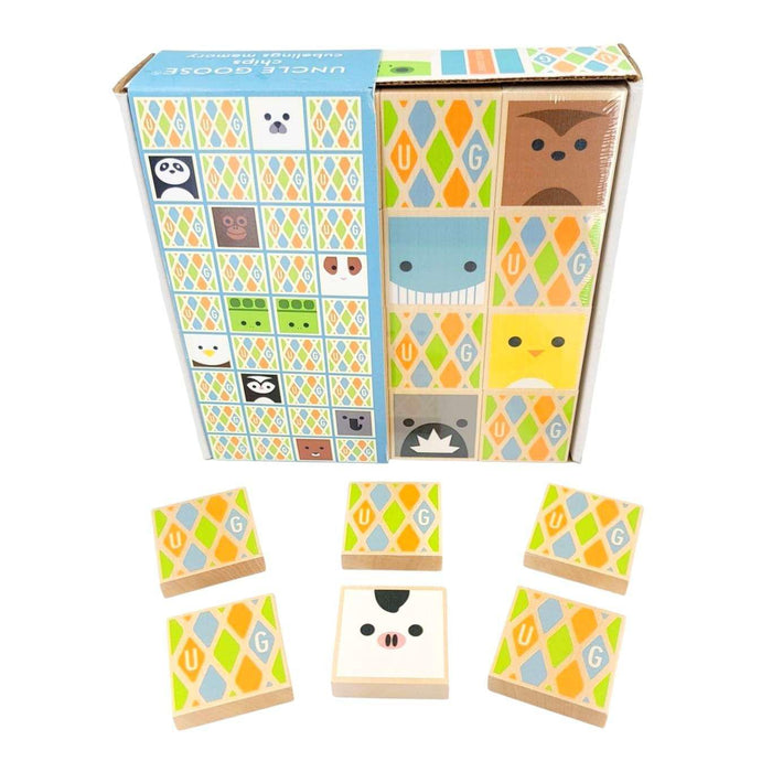 Blocks - Cubelings Memory Game Blocks (Set of 64) by Uncle Goose
