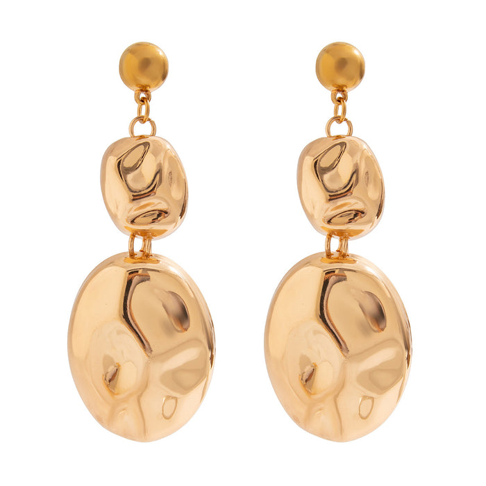 bold sculpted gold statement set with chunky collar – VERA
