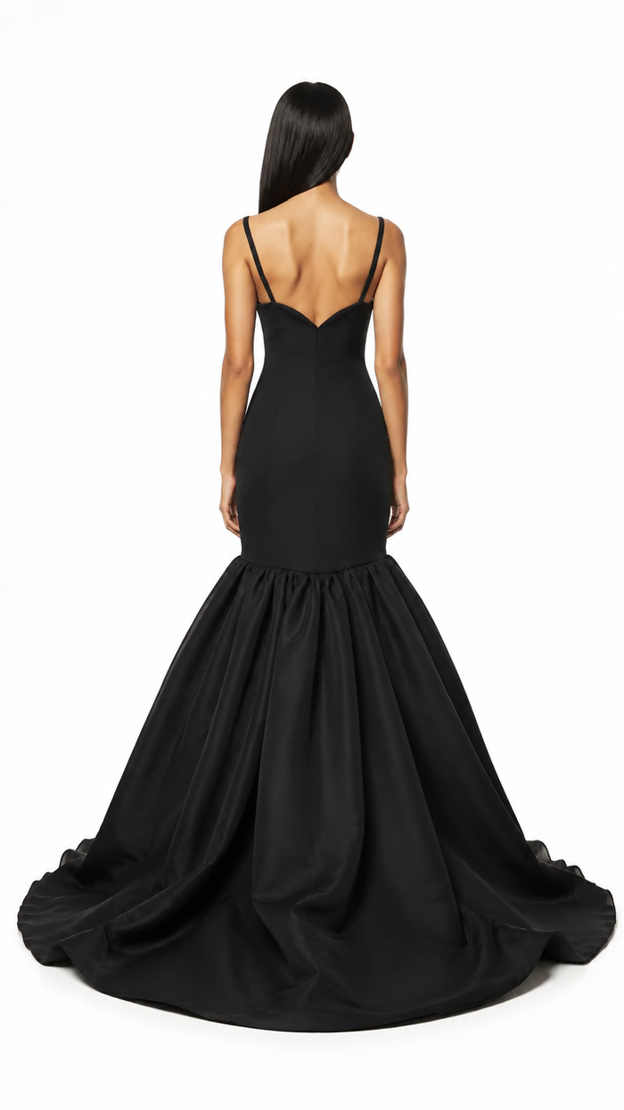 Bow Detail Mermaid Maxi Dress – ZORA
