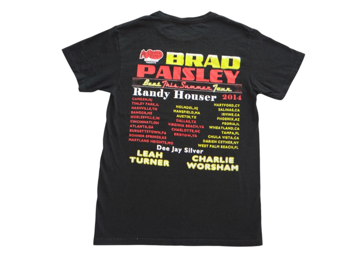 Brad Paisley Concert T Shirt   Black Graphic Tee1