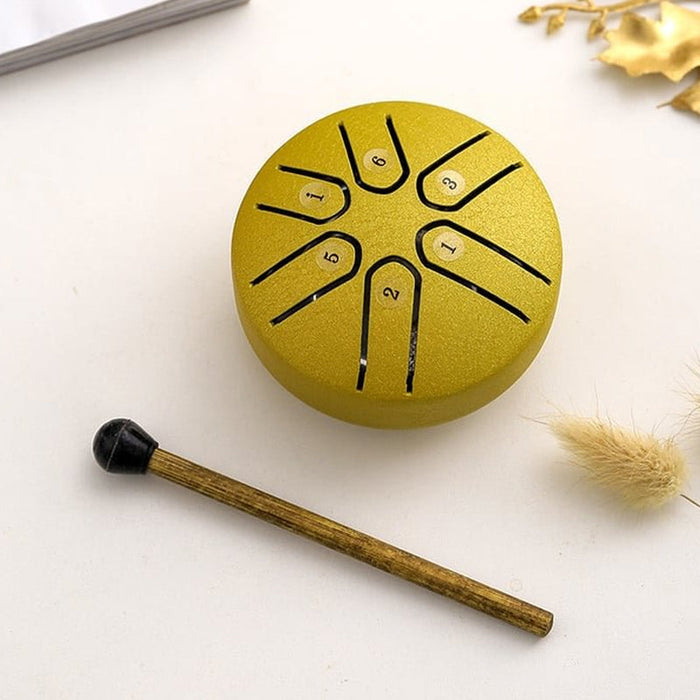 Buddha Stones Mini Steel Tongue Drum Kit (3 Inch)
