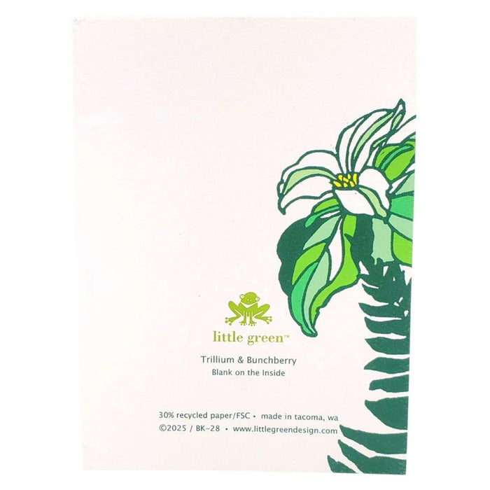 Card - All Occasion - Botanical Spring Trillium by Little Green