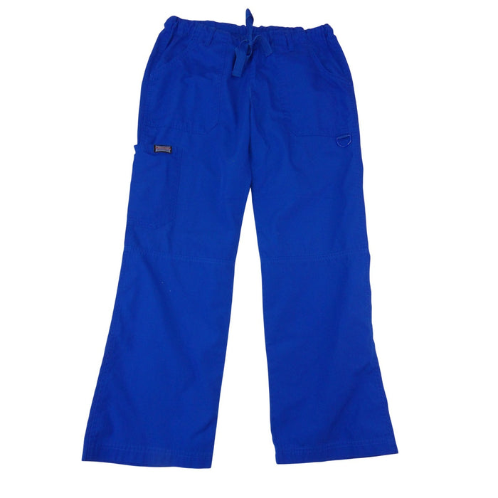 Cherokee Workwear Royal Blue Scrub Pants Small 4020P Elastic Drawstring Cargo0