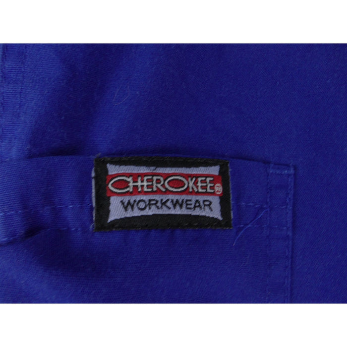 Cherokee Workwear Royal Blue Scrub Pants Small 4020P Elastic Drawstring Cargo2