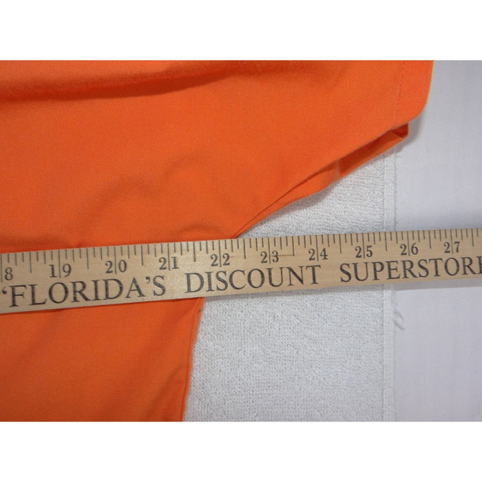 Cherokee Workwear Scrub Top Orange V Neck Short Sleeve Medical Uniform Small3