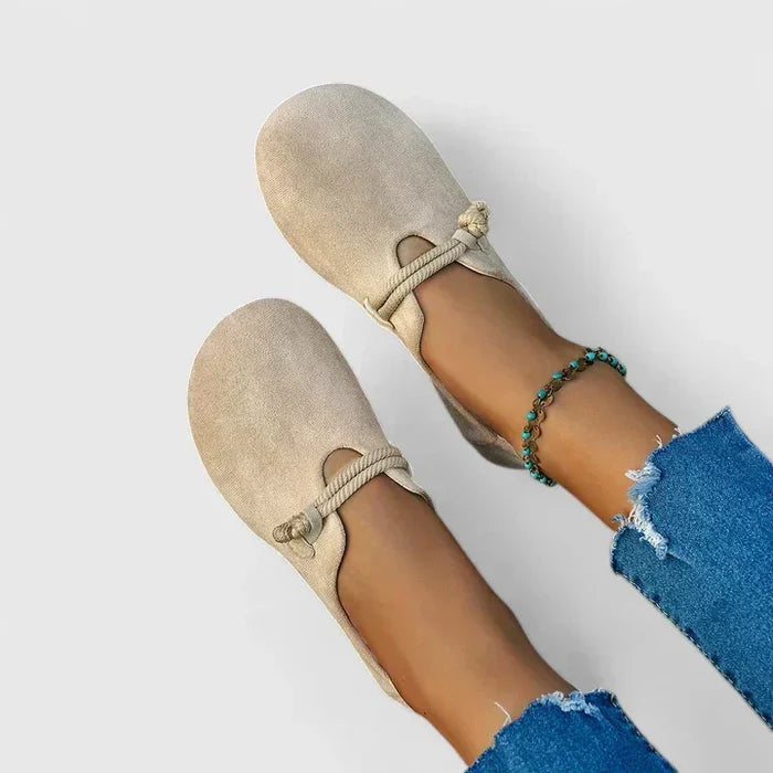 Chloe - Boho Women's Orthopedic Sandals with Woven Strap Detail and Cushioned Sole