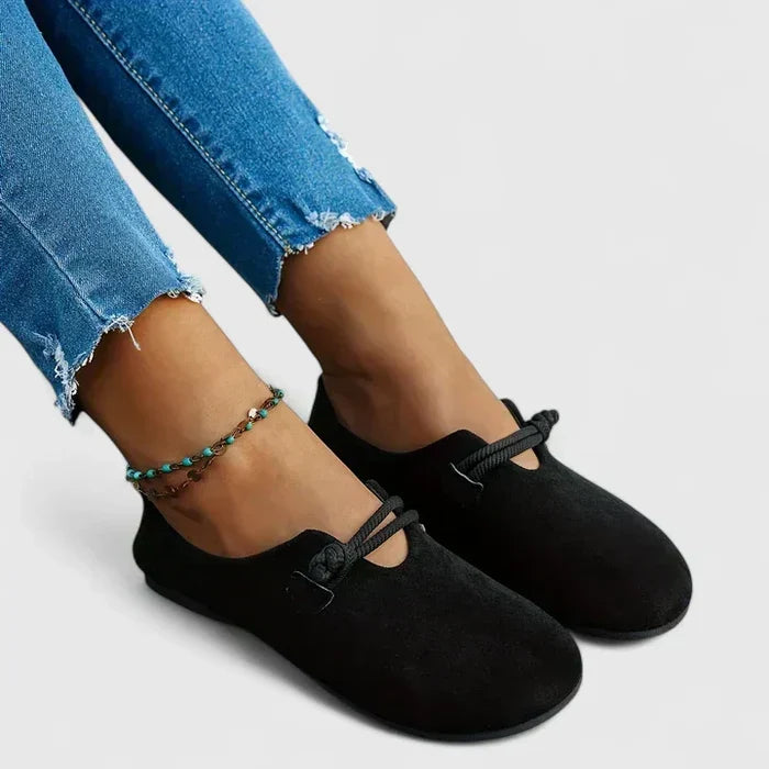 Chloe - Boho Women's Orthopedic Sandals with Woven Strap Detail and Cushioned Sole