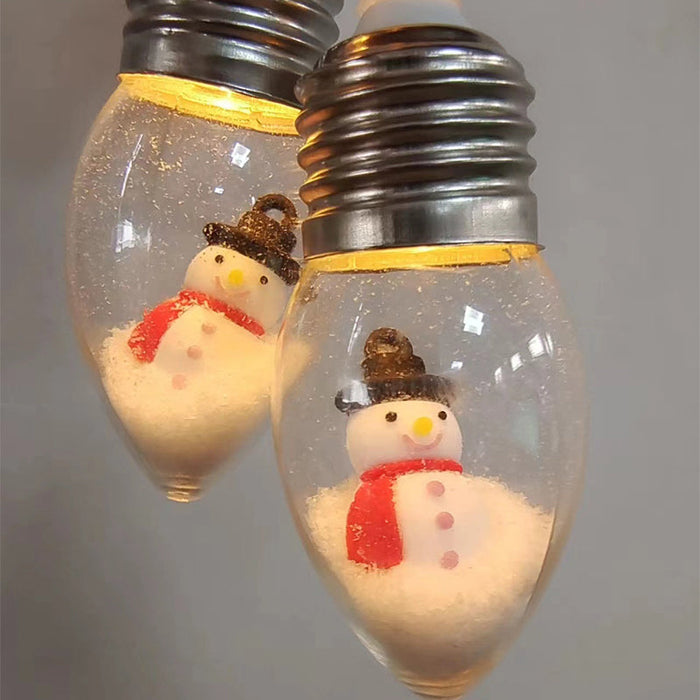 1.5 metre 10 lights [USB constant light model] / Christmas snowmen
