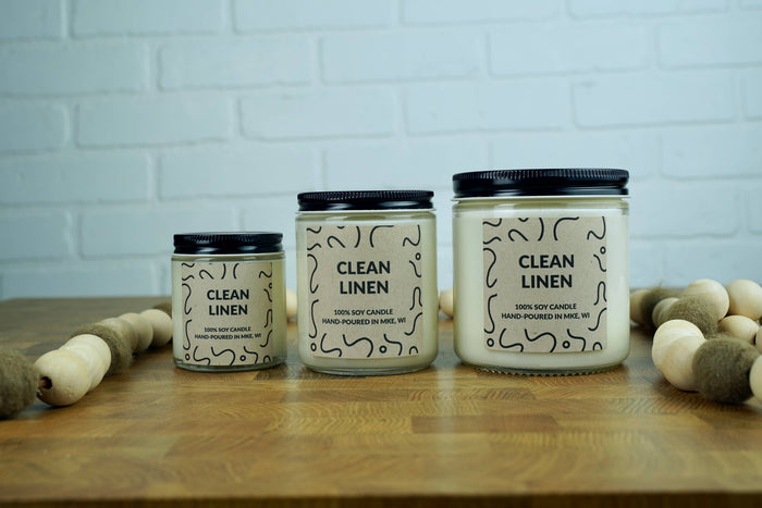 Clean Linen Soy Candle