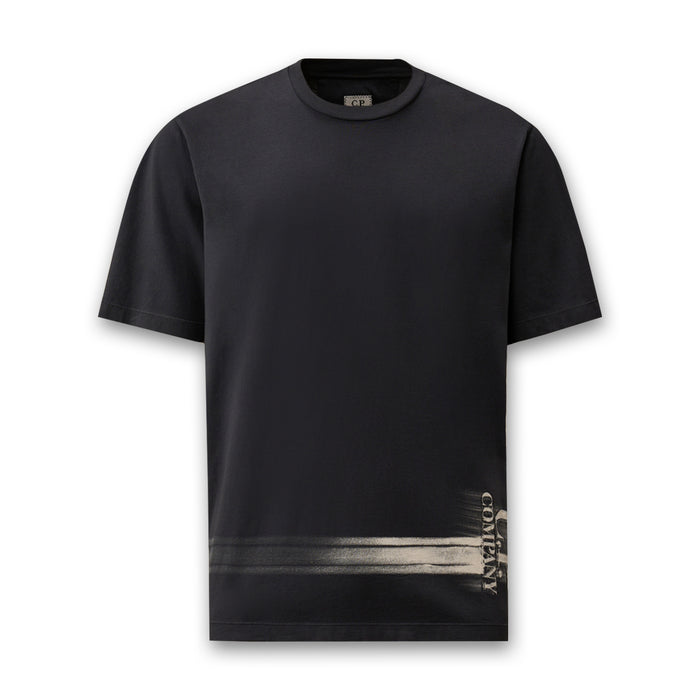 C.P. Company - Graphic Print T-Shirt in Midnight Navy - Nigel Clare