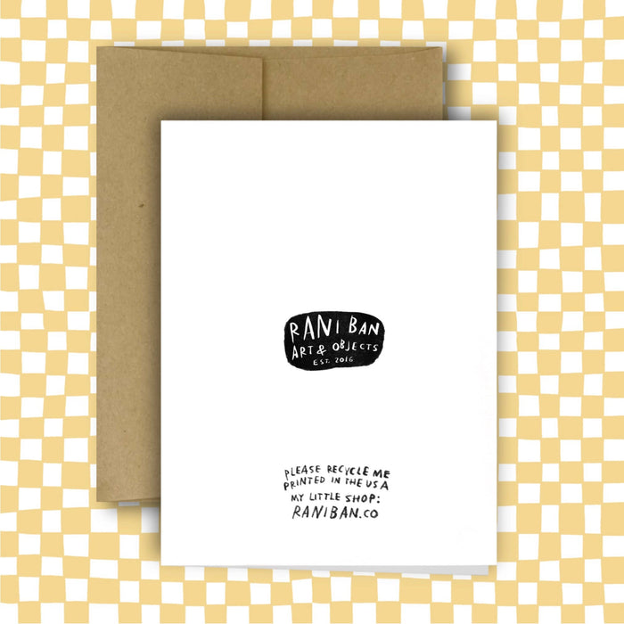 CROSS STITCH WELCOME TO EARTH LITTLE BABY Greeting Card