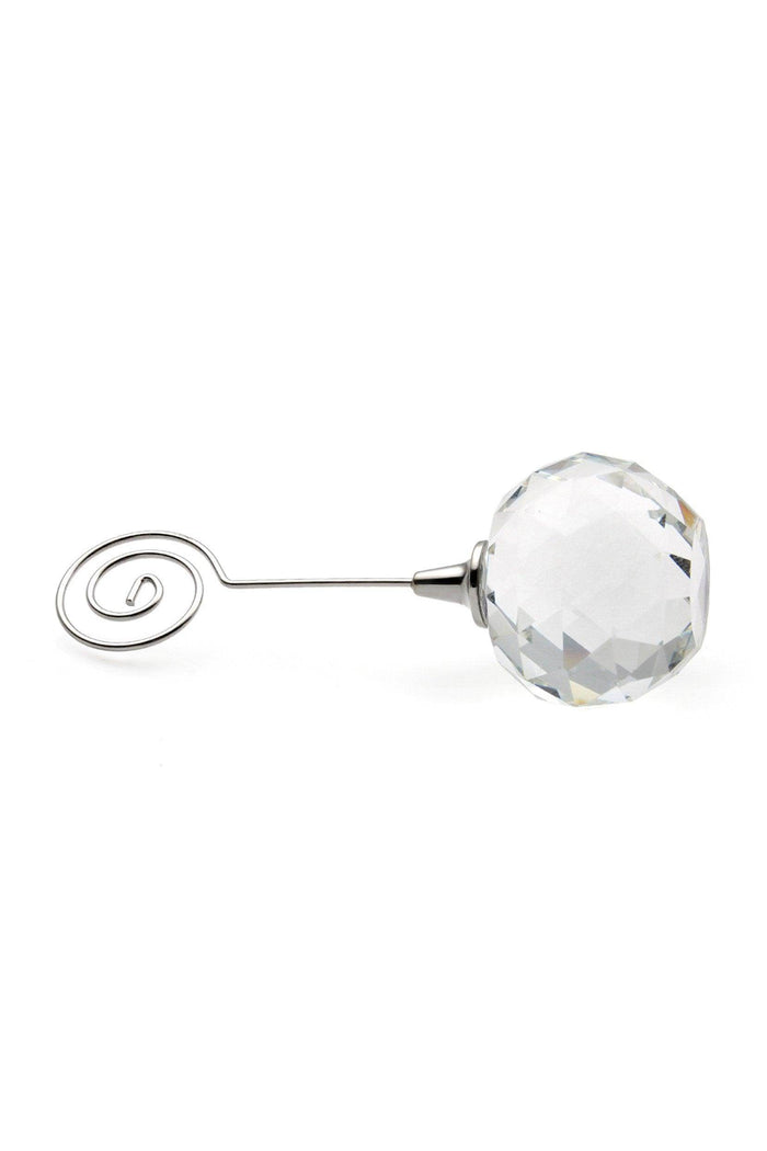 Crystal Ball Place Card&Table Number Holders CGF0208 (Set of 6 pcs) - COCOMELODY