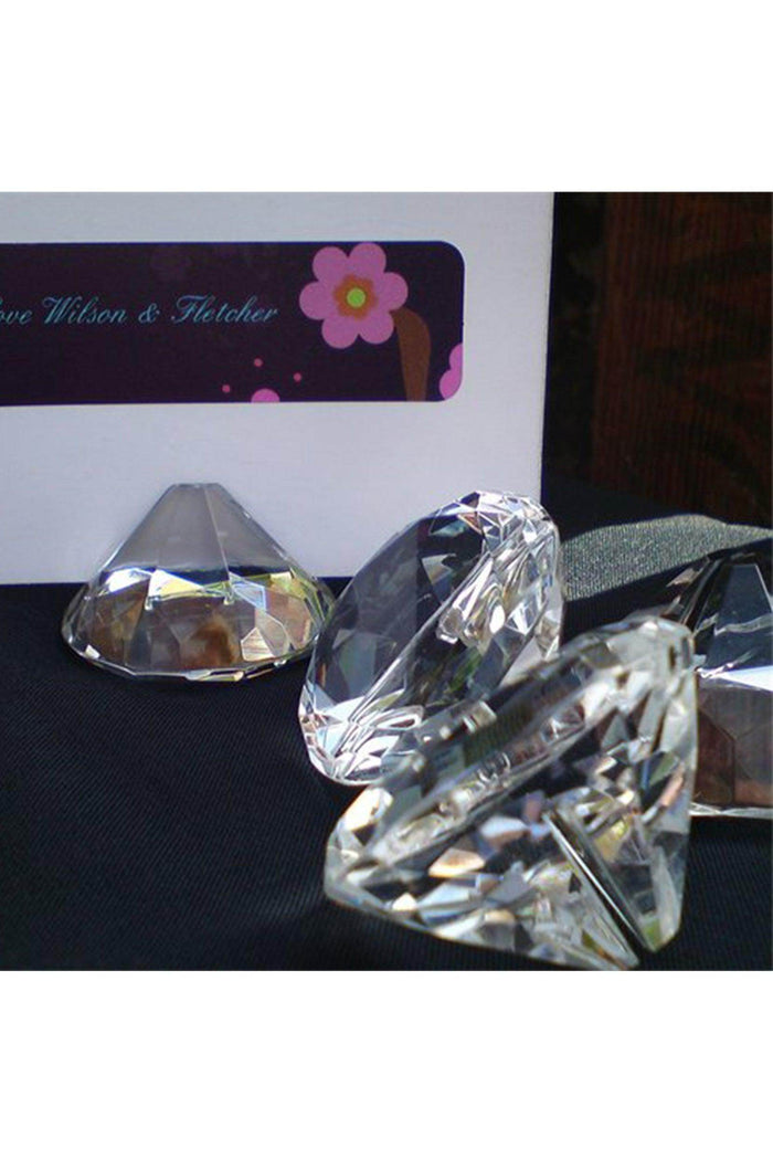 Crystal Diamond Place Card Holders CGF0209 (Set of 6 pcs) - COCOMELODY