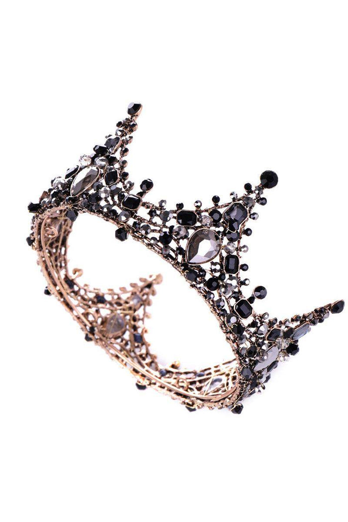 Crystals Rhinestone Tiara Earrings Jewelry 620126258976 - COCOMELODY