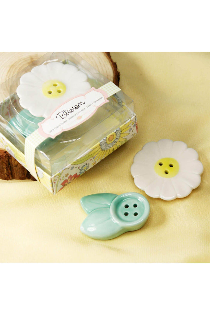 Daisy Flower Salt and Pepper Shaker Set CGF0186 (Set of 6 pcs) - COCOMELODY