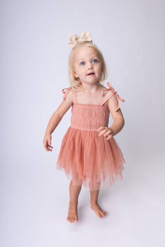 Dark Pink Tulle Solid Color Infant Ruffle Romper Dress Yo Baby India