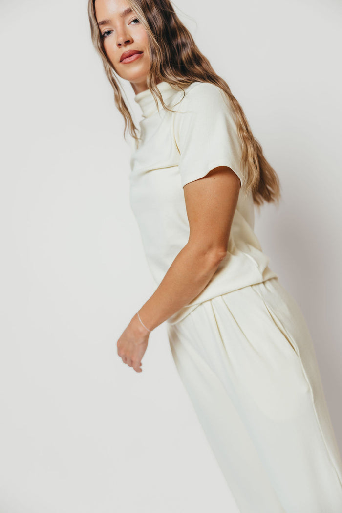 Dawson Knit Pants in Cream